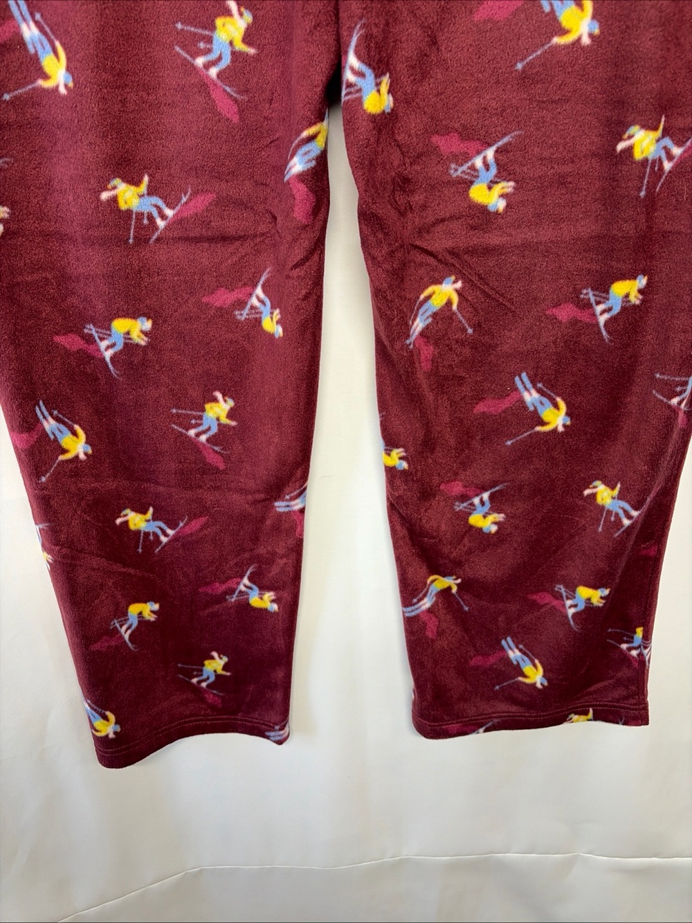 *3 PAIRS* St. Johns Bay Men’s Sz XL Burgundy Skier Fleece Sleep Pajama Pants - Picture 11 of 12